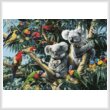 cross stitch pattern Koala Outback (Large)
