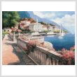 cross stitch pattern Lago di Como 1