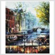 cross stitch pattern Mini Bicycle in Amsterdam
