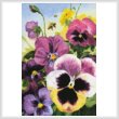 cross stitch pattern Mini Big Bold Pansy