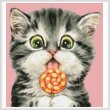 cross stitch pattern Mini Cat 115