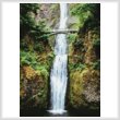 cross stitch pattern Mini Multnomah Falls