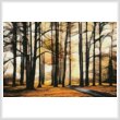 cross stitch pattern Mysterious Forest