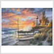 cross stitch pattern Point Betsie Lighthouse (Large)