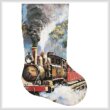 cross stitch pattern Puffing Billy Stocking (Right)