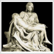 cross stitch pattern Pieta Sepia