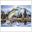 cross stitch pattern Rainbow Trout (Large)