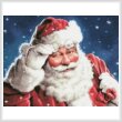 cross stitch pattern Santa Wink (Crop 1)