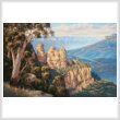 cross stitch pattern The Three Sisters, Katoomba