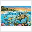 cross stitch pattern Underwater Turtles (Large)