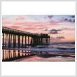 cross stitch pattern Avalon Fishing Club Pier (Large)