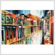 cross stitch pattern French Quarter Spring Rain