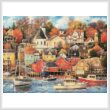 cross stitch pattern Good Times Harbor (Large)