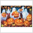 cross stitch pattern Happy Ghostly Halloween (Large)