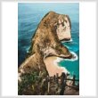 cross stitch pattern Kelingking Beach Nusa Penida