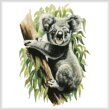 cross stitch pattern Koala (No Background)