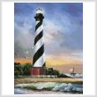 cross stitch pattern Mini Cape Hatteras Lighthouse