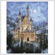 cross stitch pattern Moonlit Castle