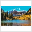 cross stitch pattern Maroon Bells (Large)