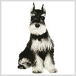 cross stitch pattern Mini Schnauzer 2
