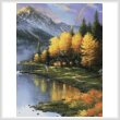 cross stitch pattern Mountain Retreat (Crop)