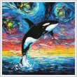 cross stitch pattern Orca Night