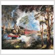 cross stitch pattern Puffing Billy (Crop)