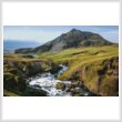 cross stitch pattern Skogafoss