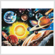 cross stitch pattern The Solar System