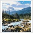cross stitch pattern Yoho National Park (Crop)