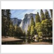 cross stitch pattern Yosemite National Park (Large)
