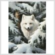 cross stitch pattern Arctic Fox