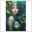 cross stitch pattern Beautiful Mermaid