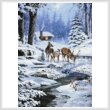 cross stitch pattern Forest Deer