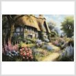 cross stitch pattern Garden Cottage 1