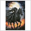 cross stitch pattern Headless Horseman