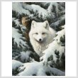 cross stitch pattern Mini Arctic Fox