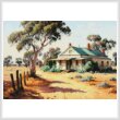 cross stitch pattern Mini Australian Homestead