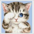 cross stitch pattern Mini Cat 103