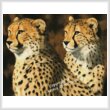 cross stitch pattern Mini Cheetah Brothers