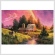 cross stitch pattern Mini Farm after the Rain