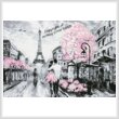 cross stitch pattern Mini Paris Abstract
