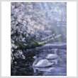 cross stitch pattern Mute Swans 2 (Large)