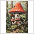 cross stitch pattern Mini Toadstool House 1