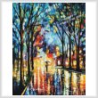 cross stitch pattern Mini Winter Alley
