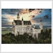 cross stitch pattern Neuschwanstein Castle 3