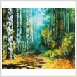 cross stitch pattern Spring Birches (Large)