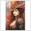 cross stitch pattern Steampunk Beauty