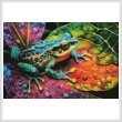 new cross stitch pattern - Tropical Frog