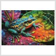 cross stitch pattern Tropical Frog (Large)